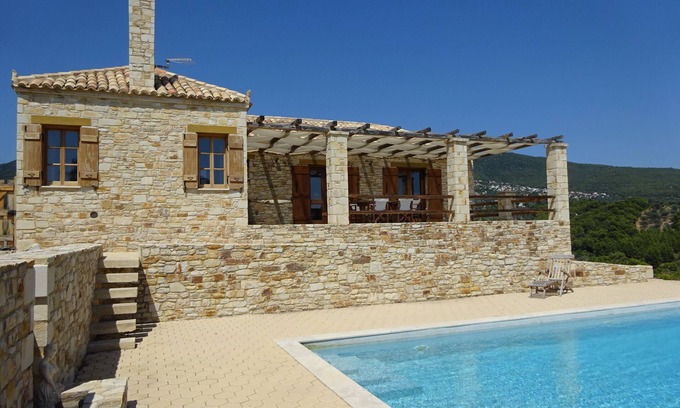 Paradise Beach Cottage | Stone Cottage With Private Pool And Sea Views On The Unspoilt Island Of Evia