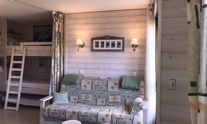 Villarembert Apartment | Studio Chaleureux et Tout Équipé à La Toussuire sur le Domaine des Sybelles