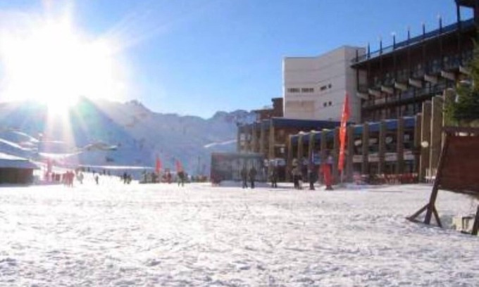 Arc-2000 Apartment | Studio 4/5 pers. 29m² Plein Sud-LES ARCS 2000- VARET- Foot pistes- bedroom area