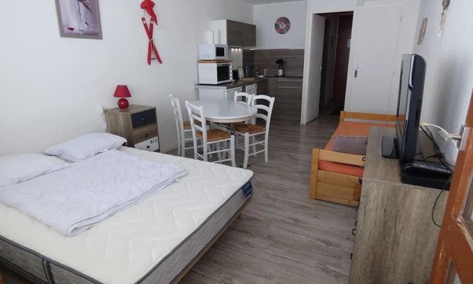 La Mongie Apartment | Studio 4 pers pied des pistes