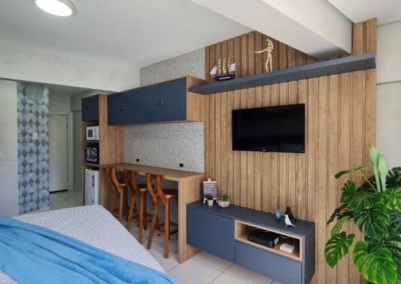 Pioneiros Apartment | Studio Beira Mar - Em frente RODA GIGANTE