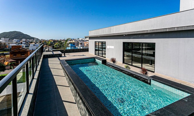 Ingleses Centro Apartment | Studio cond. com piscina 700m da praia STI108