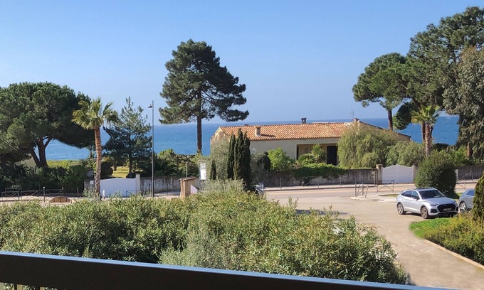 Spelunca-Liamone Apartment | Studio with separate bedroom. Terrace sea view. Bay of Sagone