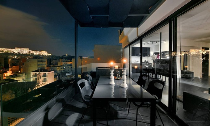 Psirri Villa | Stunning Athens Penthouse | Historic Centre Location | Ater Albus Luxury Loft |.