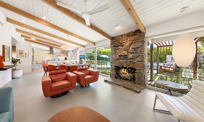 Twin Palms House | Stunning, Newly Remodeled Twin Palms Pool Home