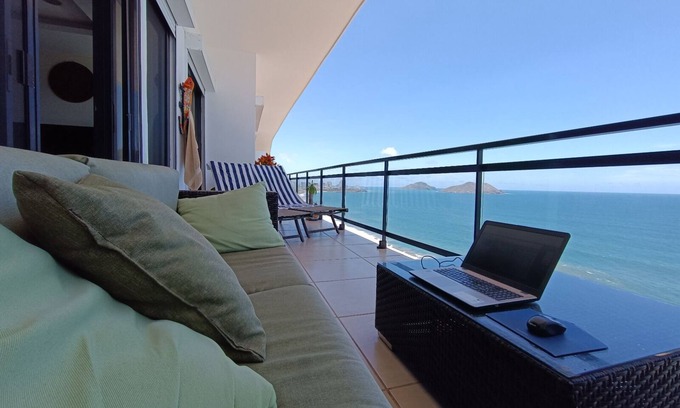 Cerritos Condo | Stunning Oceanfront Pearl Tower Condo - Pool, Gym & Sunsets - 3 beds/4baths