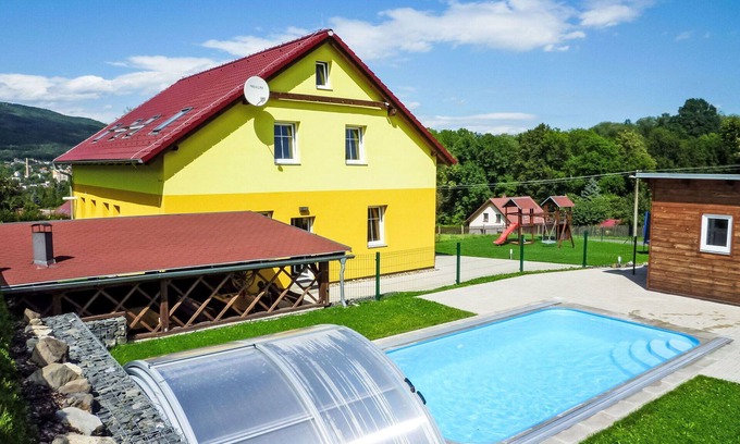 Jilove House | Stunning private villa for 18 people with private pool, hot tub, WIFI, TV and patio