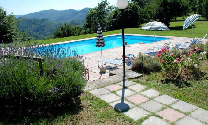 Marradi Villa | Stunning private villa with private pool, WIFI, TV, pets allowed, panoramic view and parking