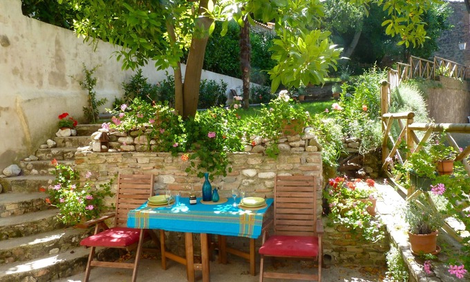 Amandola Villa | Stunning Town Villa, Breathtaking Views, Pretty Garden near Medieval Piazza