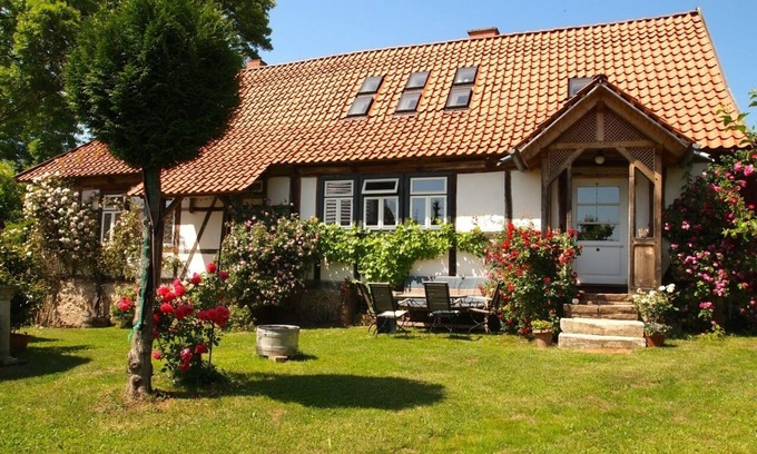 Liebenrode House | Stylish half-timbered house in the South Harz Nature Park to feel good and resin