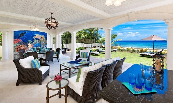 Gibbs Bay Villa | Stylish Beachfront Villa with Plunge Pool - Still Fathoms