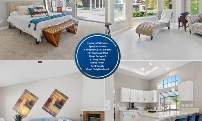 Lancaster House | Stylish & Bright ~ Huge Backyard ~ King Beds ~ Pkg