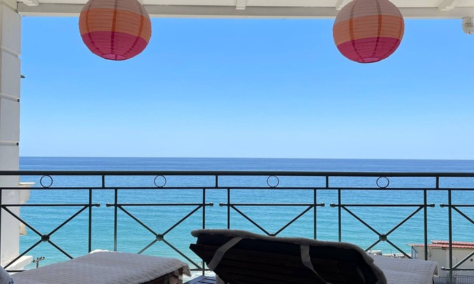 Loutsa House | Stylish duplex with a breathtaking view over the Ionian Sea