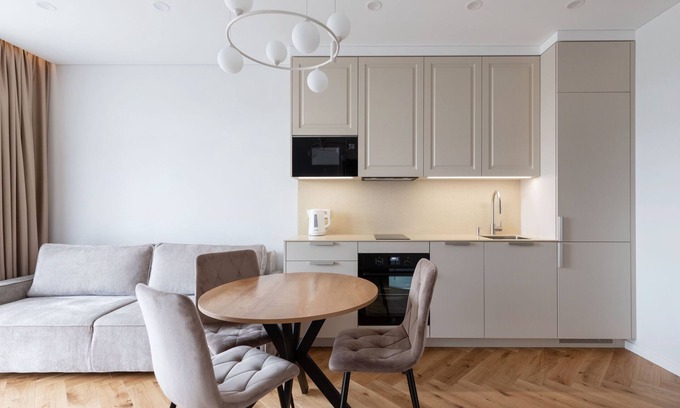 Vilnius city municipality Apartment | Stylish Simplicity-1BDR Stay in Vilnius
