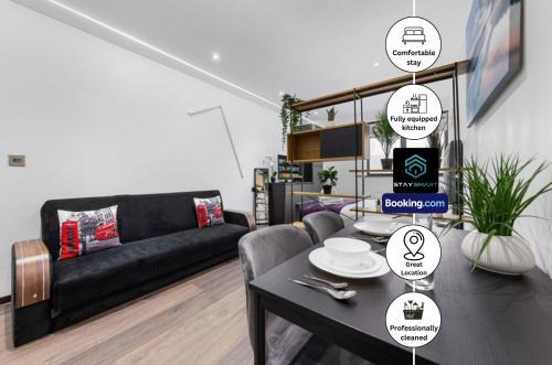 Golders Green Apartment | Stylish Studio Apt By Stay Smart Short Lets & Serviced Accommodation Woodstock With Free WiFi