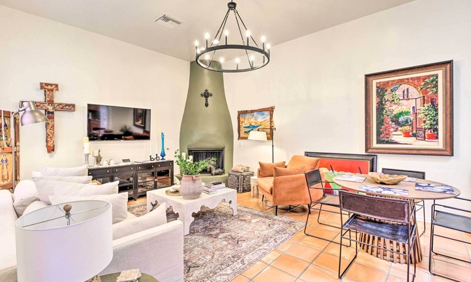 Tumacacori House | Sunny Adobe Retreat w/Hot Tub & Mtn Views!