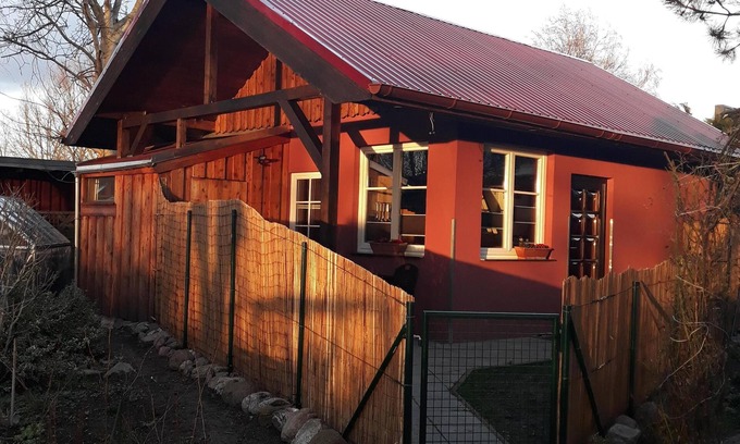 Barth House | Sunny holiday home with a cozy sleeping loft, idyllically located in the garden.