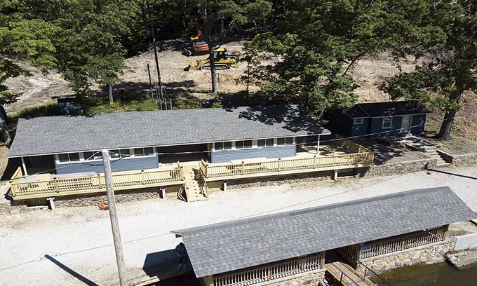 Sunrise Beach Cabin | Sunrise Shores Cabin #6 Lake Front with a POOL!