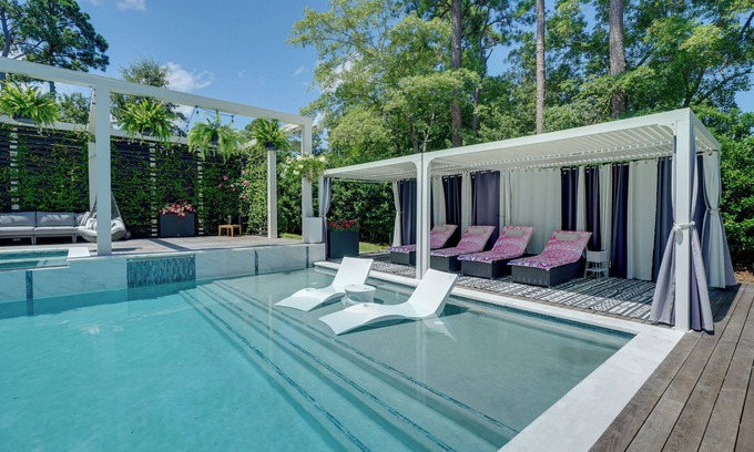 Ogden House | Sunroom, Deck & Spa: Luxe Wilmington Home!