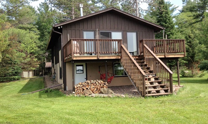 Shell Lake Cabin | Sunset Beach Cabin on clear 2500-acre Shell Lake in Shell Lake, Wisconsin.