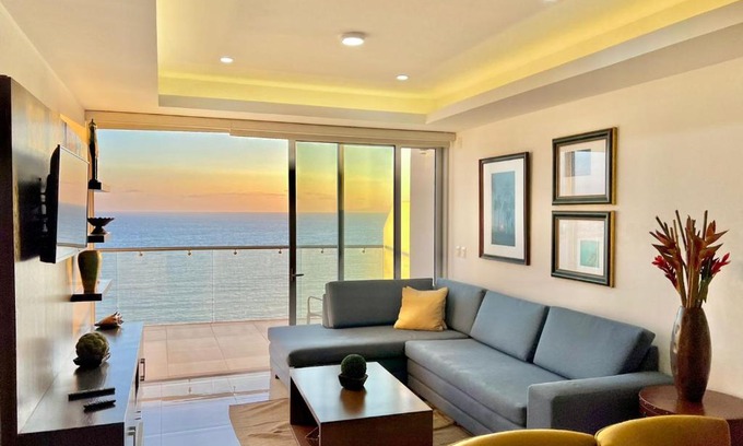 Mazatlan Apartment | Sunset View Malecón 1402 Vista panoramica al mar