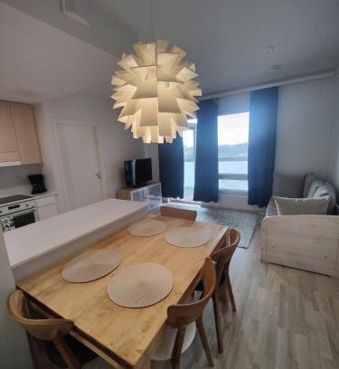 Oulu Apartment | Sweet Home, keyless, railway station, 58m2, sauna, balcony, 7th floor