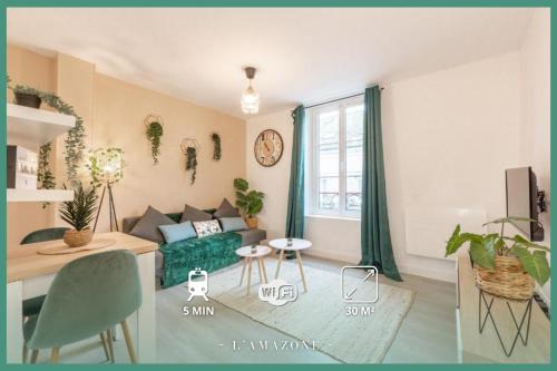 Lagny-sur-Marne Apartment | Sweethost - L'Amazone - T2 Proche Gare & Disneyland