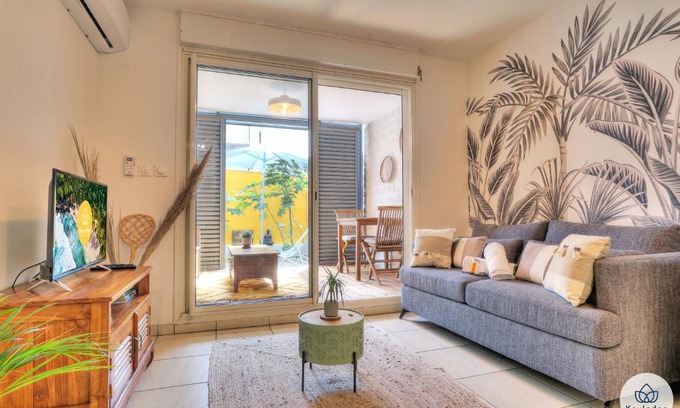 Saint-Denis Apartment | T1 - Coco Loco 3 étoiles - Terrasse - Saint-Denis