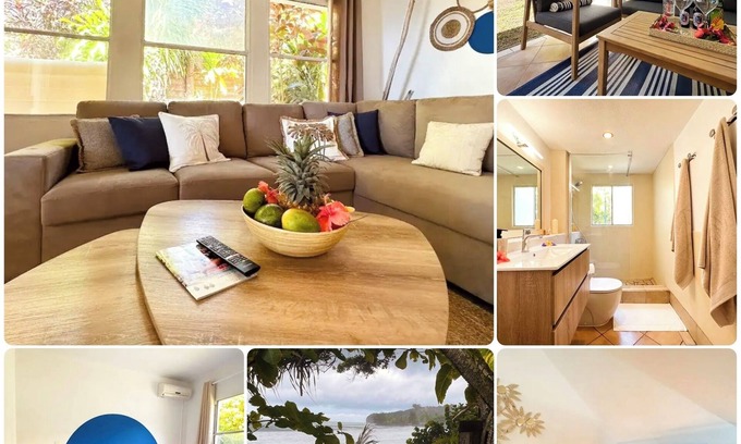 Arue House | TAHITI - Oceanfront Paradise Retreat with Private Lagoon Access