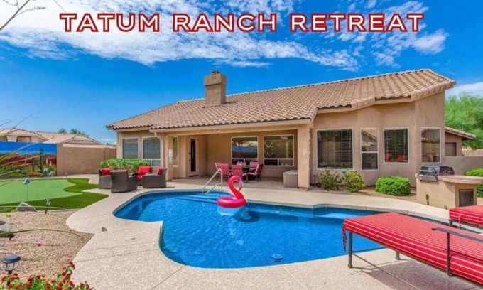 Tatum Ranch House | Tatum Ranch Retreat|Htd Pool|Games|Putt Grn