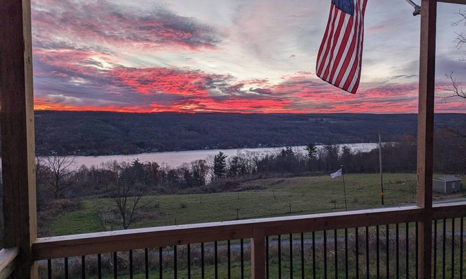 Keuka Park House | The Barn and Barrel on the bluff of Keuka Lake, offering spectacular views!