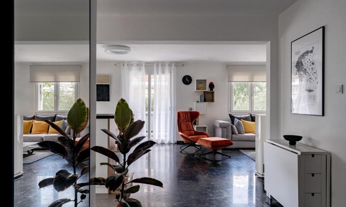 Palaio Faliro Apartment | The Black Marble - Sea View, 2BR, 2BA by BnC