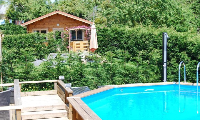 Chalandrey House | The Cabin with heated outdoor pool