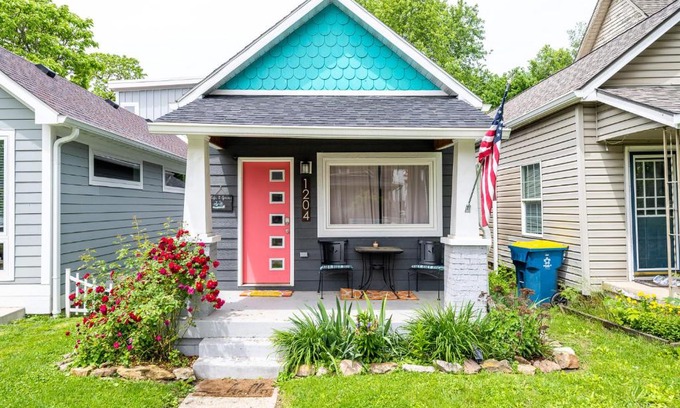 Fountain Square House | The Colorful Cottage Charming Fountain Square Home