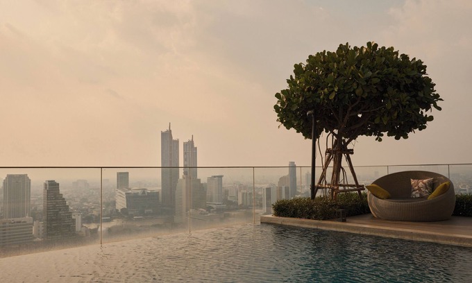 Si Phraya Apartment | The Expressionist~ High floor~ Rooftop pool~ Cinema