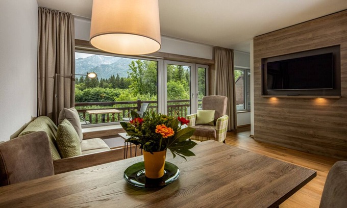 Bad Reichenhall Apartment | The Five with south-facing balcony 48 sqm for 1-2 persons - Apartment at the Gablerhof