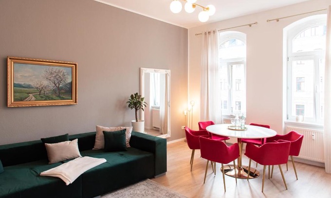 Kaßberg Apartment | The Grande Kaßberg Apartment - Balkon, Netflix, Nespresso, Zentral