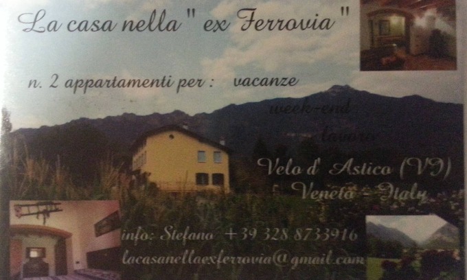 Velo d'Astico House | The house in Old Railway 2 (the places of the Great War)