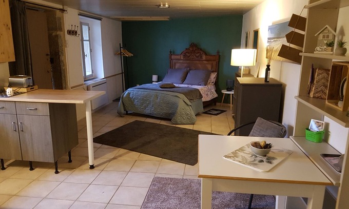 Sainte-Agnes Apartment | The "janitor's house" is a pretty studio in the grounds of our property.