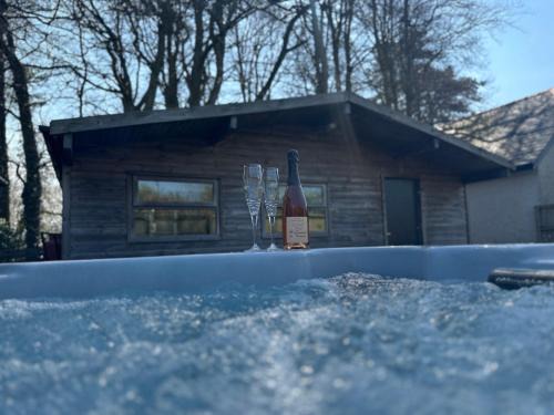 Llanddaniel Fab Apartment | The Little Lodge is a cosy luxury hideaway.