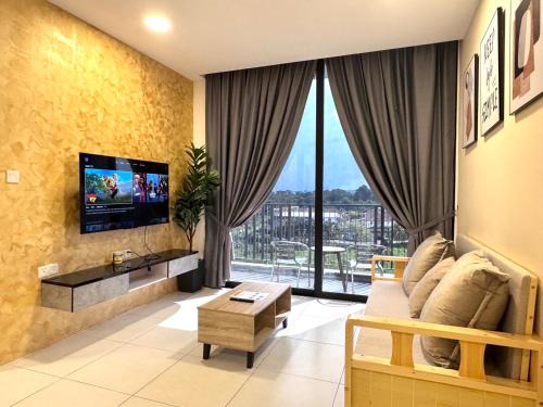 Taman Charming Apartment | The Podium-3R2B-Free 2 Parking-12 Pax-D333
