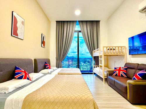 Taman Charming Apartment | The Podium-Studio-Free 1 Parking-6 Pax-D333B