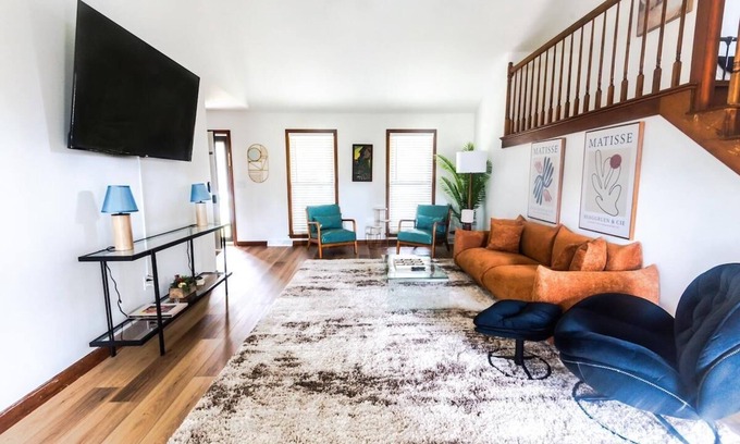 Goose Creek House | The Retro Lux: Custom Style + Theater Room!