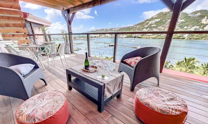 Oyster Pond Apartment | The View, Pool, Sea View, Oyster Pond Balconies