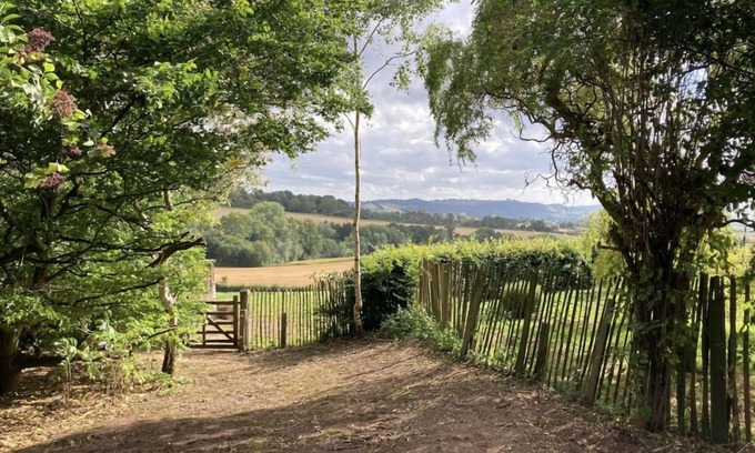 Callow House | The Warm Hearth: The Hayloft, Romantic Getaway With hot tub in a Magical Dome
