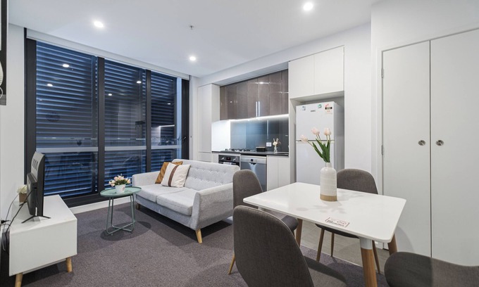 Footscray Apartment | This apartment is a 1 bedroom(s), 1 bathrooms, located in Footscray, VIC.