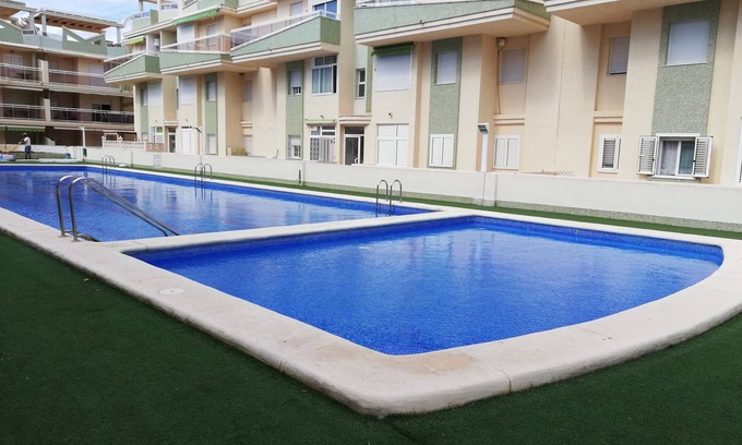 Xeraco Apartment | Three bedroom ground floor apartment with direct access to pool and common areas!