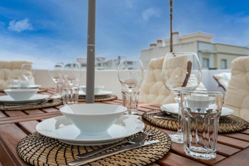 Fuseta House | Tia Anica House I - apartment with terrace in central Fuseta beach village