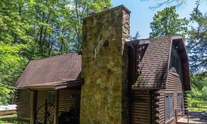 Eagles Mere Cottage | "Timber Acres" is nestled in the woods with private pond in Eagles Mere