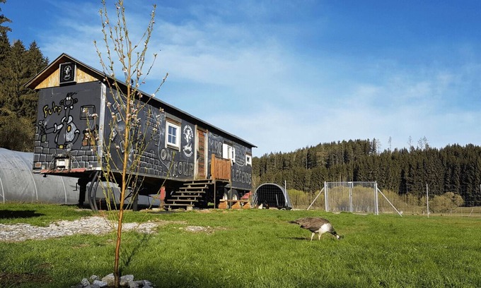 Bad Großpertholz House | Tiny House Living Legends on the meadows of the Edermühle in the Waldviertel